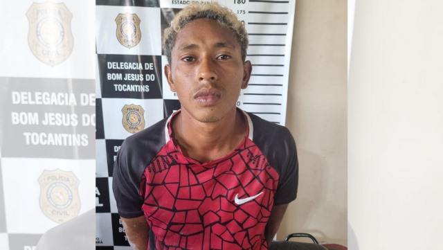 Suspeito de homicídio é preso horas depois do crime em Bom Jesus do Tocantins