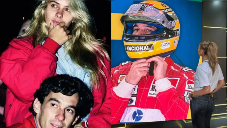Galisteu quebra silêncio após documentário de Ayrton Senna