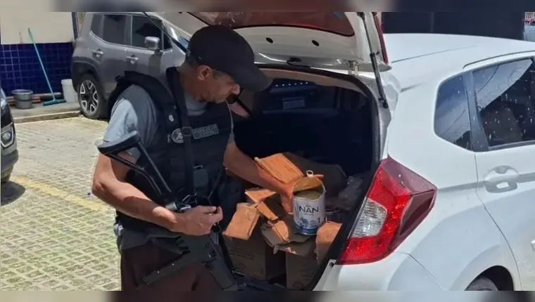 Homem é preso com 25 kg de maconha em latas de leite em Abaetetuba