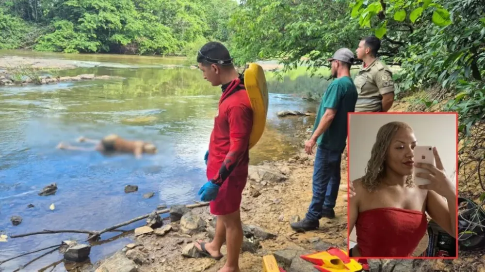 Jovem desaparecida após discussão com o marido é encontrada morta em rio de Parauapebas