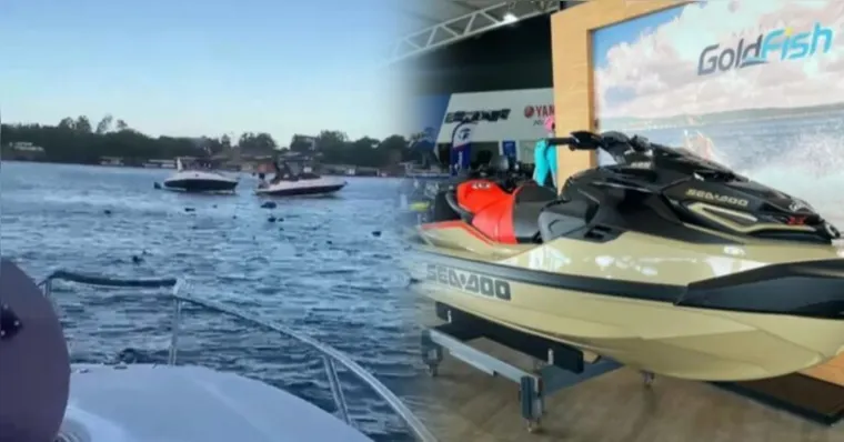 Moto aquática explode durante passeio no Rio Tapajós, no Pará