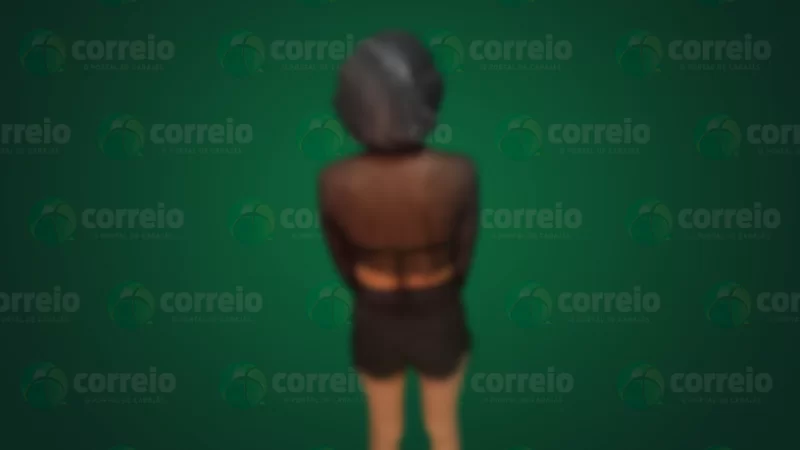 A mãe foi contida por populares e acabou sendo preso com a chegada da polícia