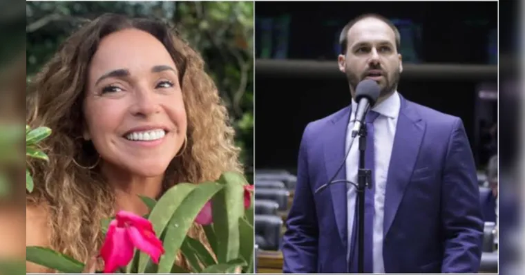Daniela Mercury cobra STF em ação contra Eduardo Bolsonaro