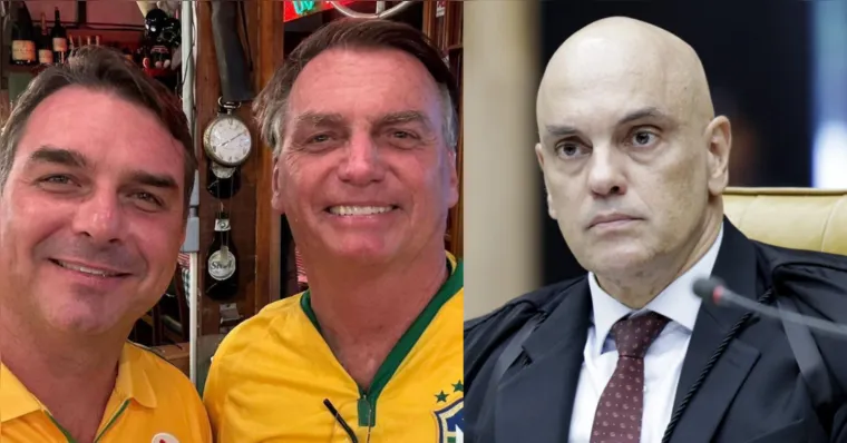 Moraes solicita à PGR parecer sobre visita de Flávio Bolsonaro ao pai