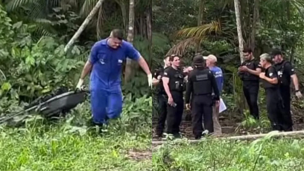 Corpo de homem é encontrado em área de mata em Ananindeua. ( Foto: Reprodução/ redes sociais )